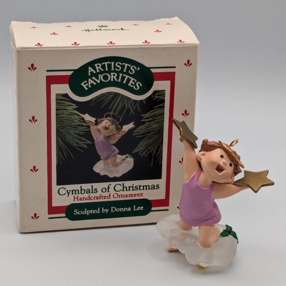 Hallmark Keepsake Cymbals of Christmas 1988, Vintage Christmas Ornament - Picture 2 of 11